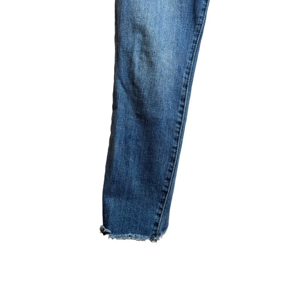 Joe's Jeans The Charlie High Rise Skinny Ankle Blue Jeans Raw Hem 29 - Picture 6 of 16